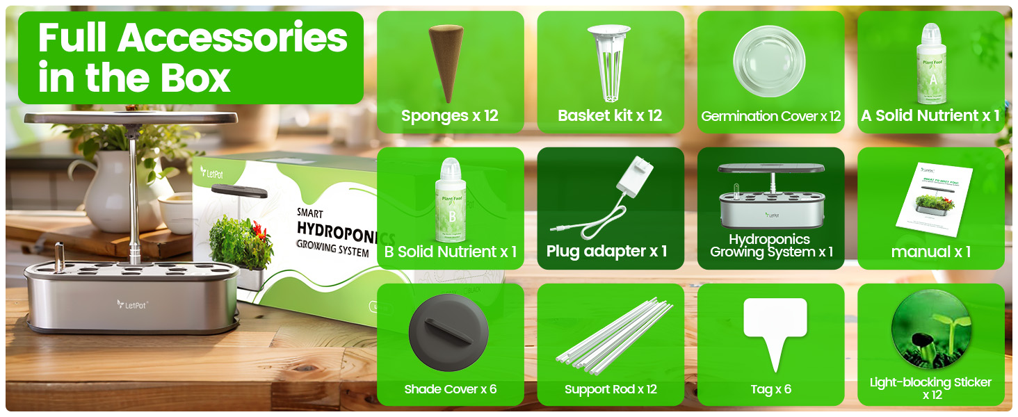 Hydroponics Growing System Kit