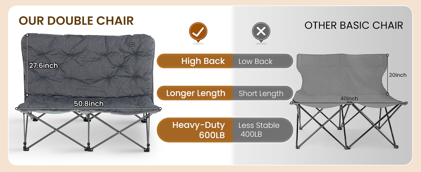 oversized padded chair