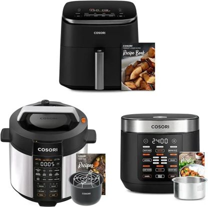 COSORI 6-Quart Stainless Steel Pressure Cooker Multi-Function Cooker with Ceramic Inner Pot