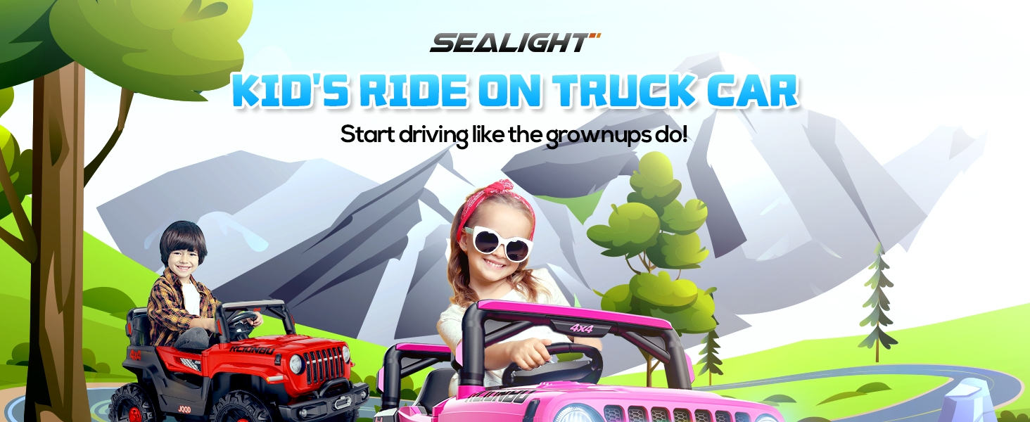 Kids ride on car