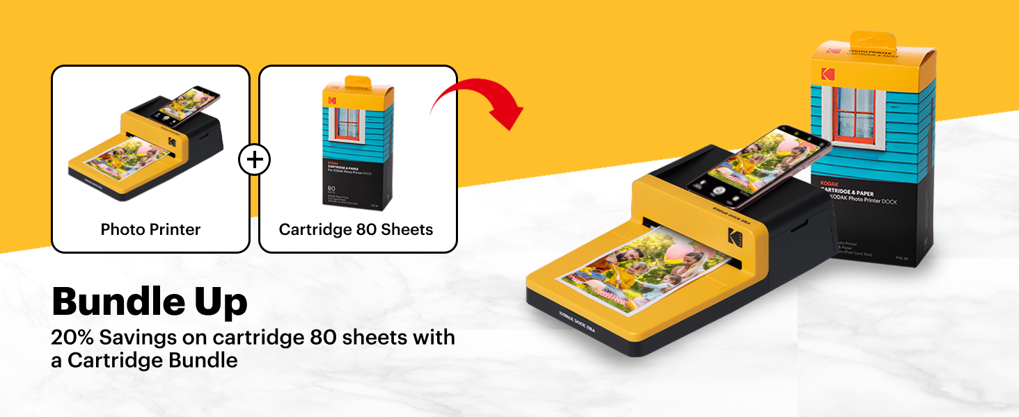 Save 20% on cartridge when purchased in a bundle