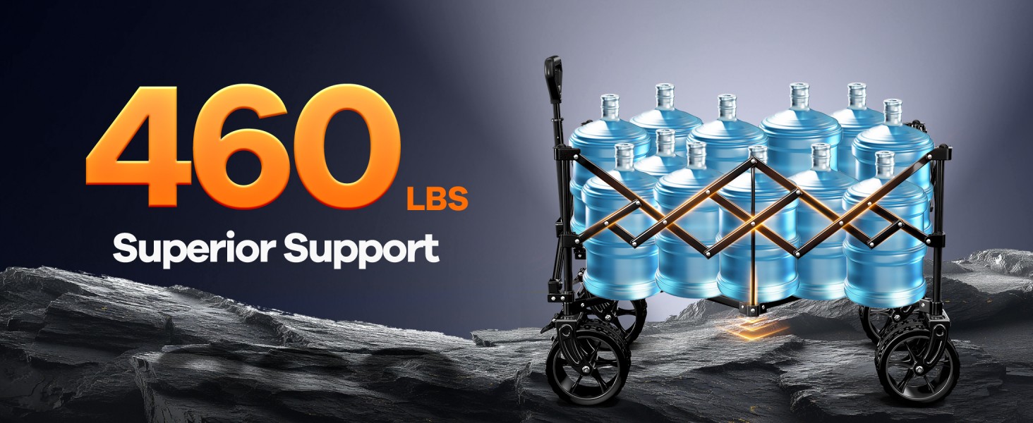 460lbs high weight capacity can support a lot of weight