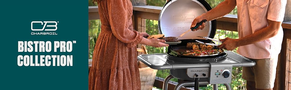 Bistro Pro, Charbroil, gas grill, electric grill, charcoal grill