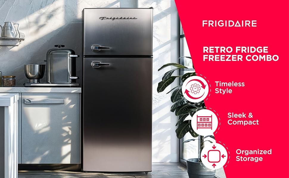 retro fridge freezer combo