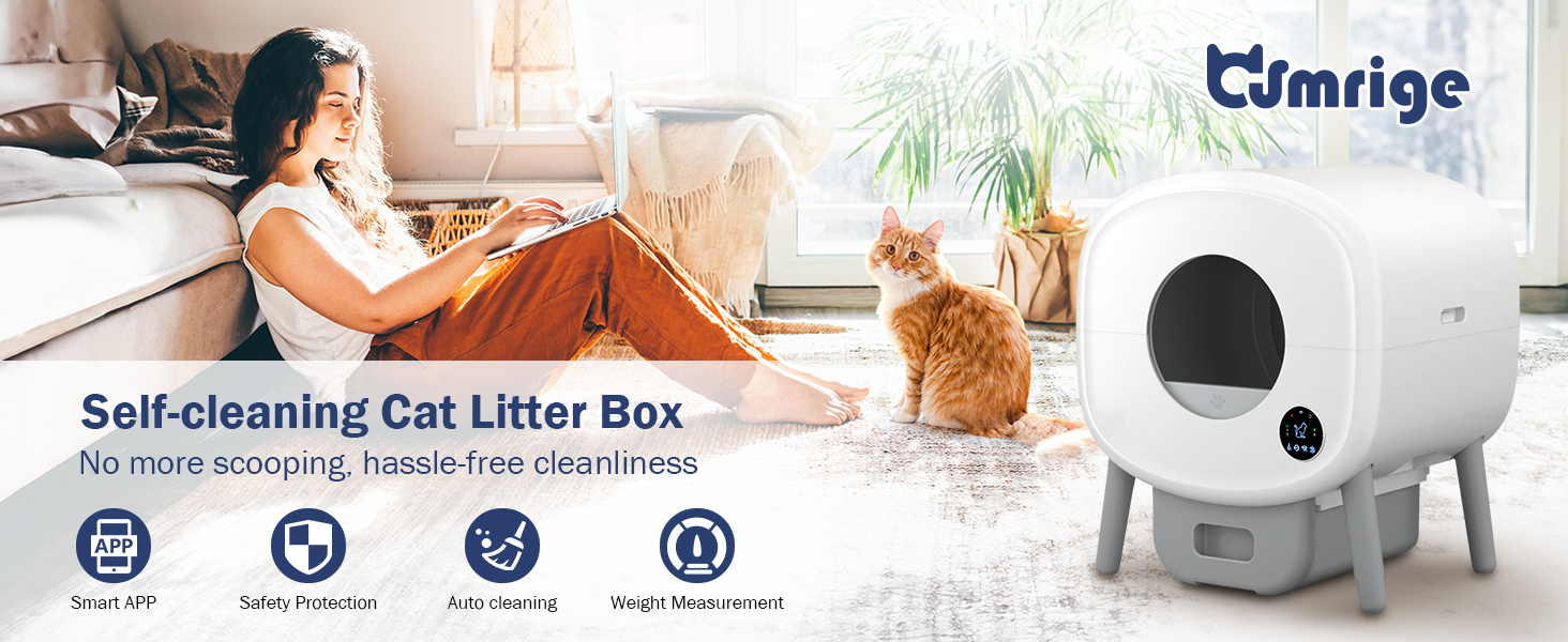 self cleaning cat litter box