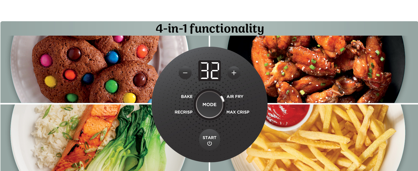 4-in-1 Functionality