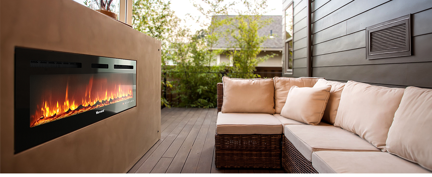 Electric Fireplace 60Inch Heater