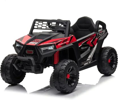 TOBBI 12V Kids Ride on Car Electric Off-Road UTV Truck with Diverse Functions Double Open Doors