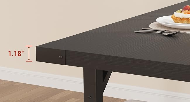 Extendable dining table set for 4