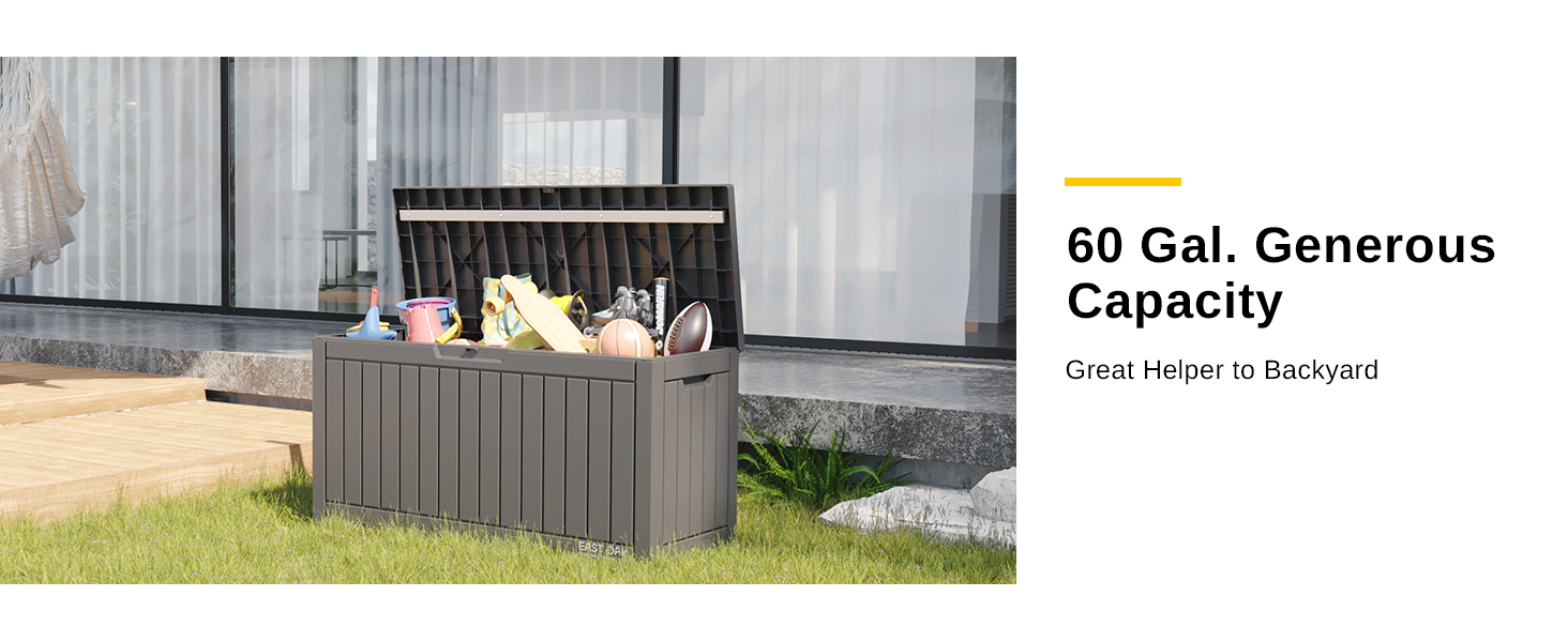 60 gal deck box
