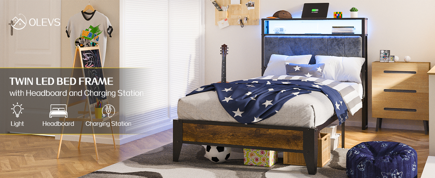 twin bed frame