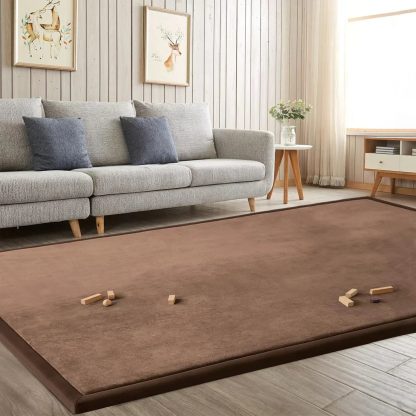 Baby Play Mat Nursery Rug Memory Foam Area Rug Soft Padded Carpet - 1" Thick Playmat