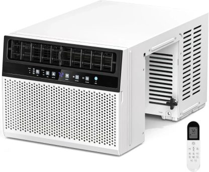Antarctic Star 12,000 BTU U-Shaped Window Air Conditioner Unit Cools up to 550 Sq.Ft. with 6 Modes