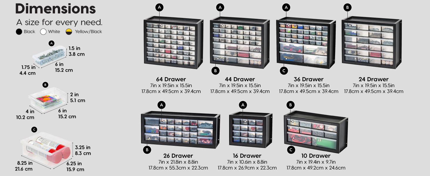 Drawer parts cabinet