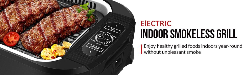 electric smokeless grill