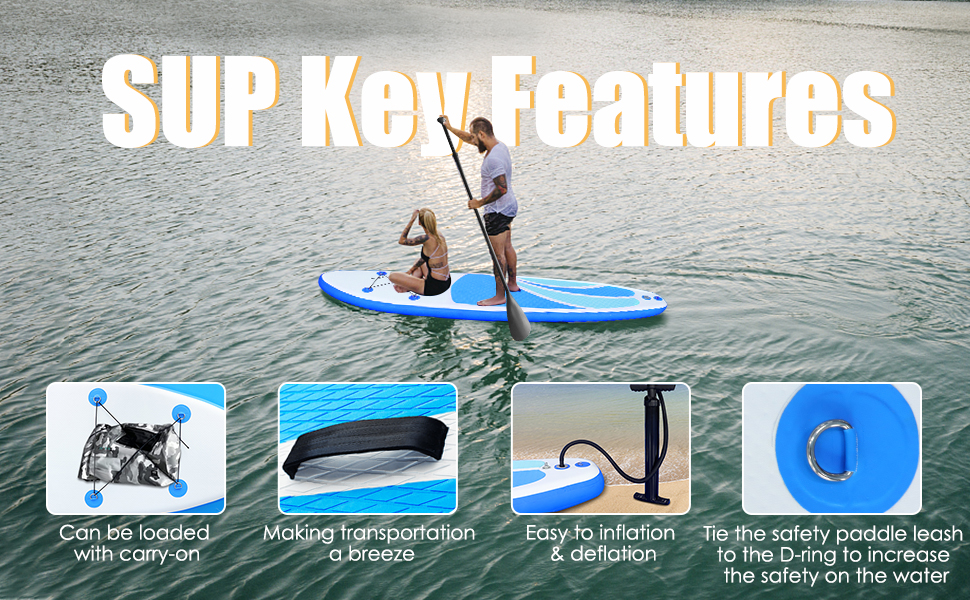 inflatable sup paddle board
