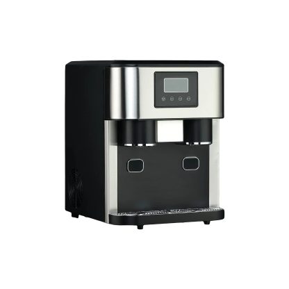 Countertop Crunchy Chewable Nugget Style Dual Ice Crusher and Cube Maker