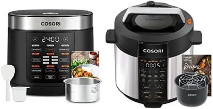 COSORI Pressure Cooker 6QT, Stainless Steel, 9-in-1 Multi Cooker, 12 Safety Features