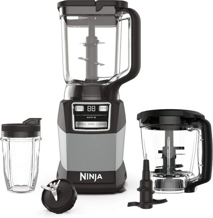 Ninja Blender Compact Kitchen System for Smoothies Doughs and Frozen Drinks with Auto-IQ