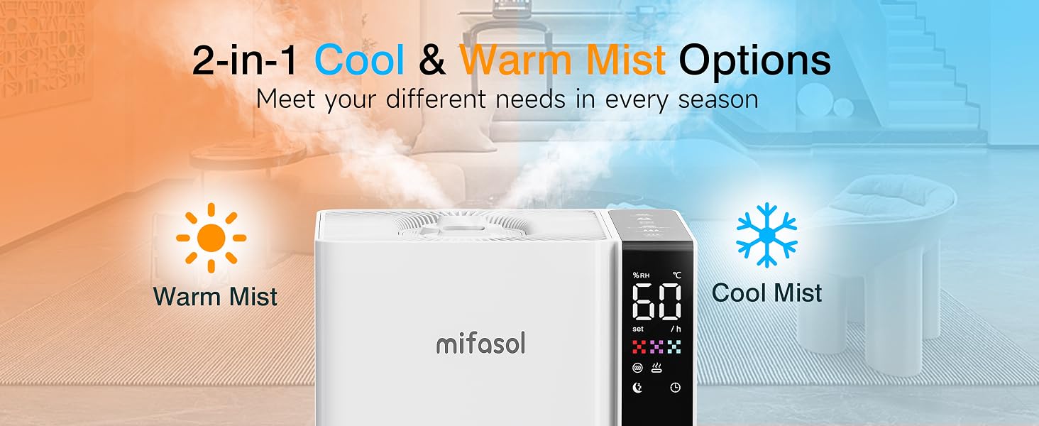 warm and cool mist humidifier