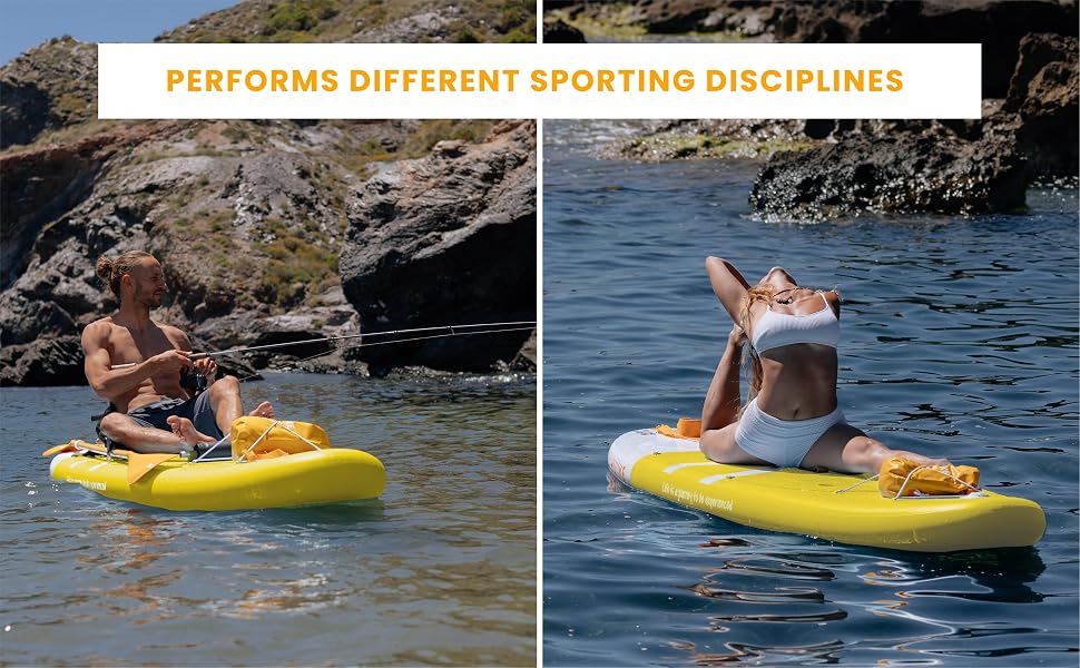 Paddle board for adults for fishing and yoga
