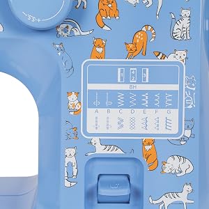 Janome Cat Fancy stitch chart