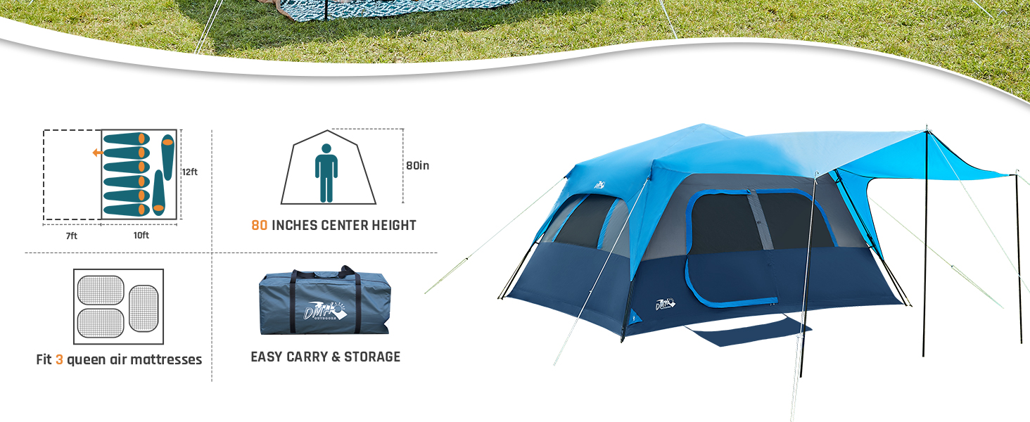 8-Person Family Tent