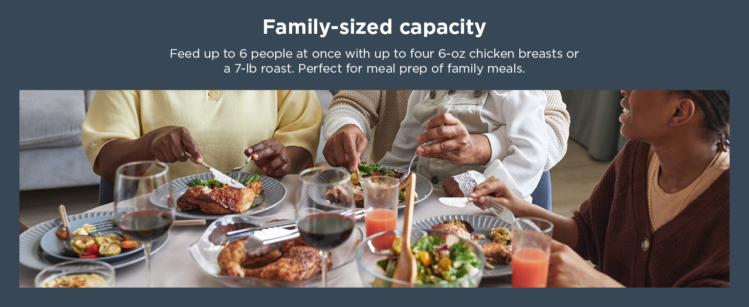 Family-sized capacity