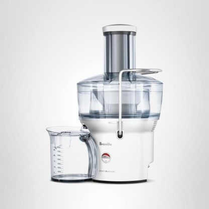 Breville BJE200XL Juice Fountain Compact Centrifugal Machine 25 fl oz Silver
