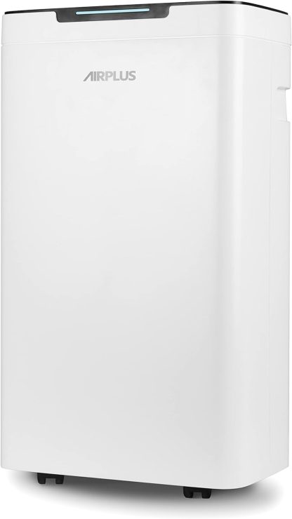 AIRPLUS 1,500 Sq. Ft Dehumidifier for Basement, 30 Pints Powerful Dehumidifier for Home, Large Rooms, Bedrooms, Sufficient Capacity Water Tank with Drain Hose (AP1907)