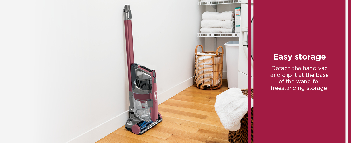 Extra capacity to handle long cleaning sessions. Eject debris in seconds without having to touch it.