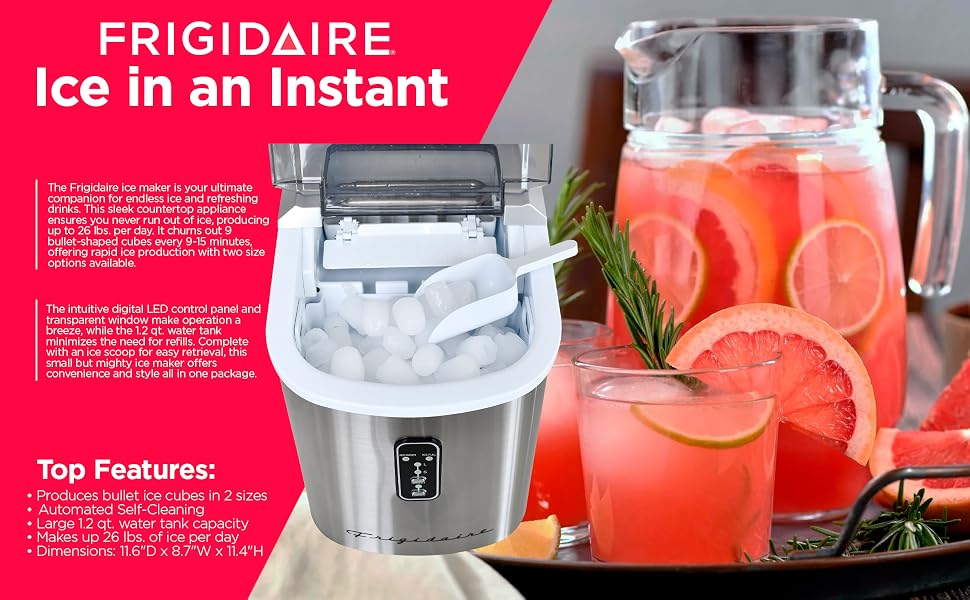Frigidaire ice maker countertop appliance ice maker