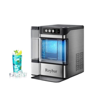 Large Capacity Ice Makers Countertop One-Click Operation Self-Cleaning Portable Ice Maker 41lbs/24H with There is A Detachable 3L Water Tank Ice Machine for Home,Bar,Office