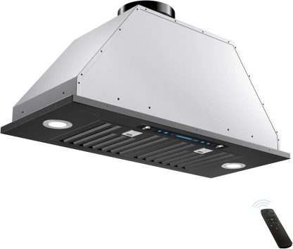 IKTCH 30" Built-in Plug-in Range Hood 900 CFM Stainless Steel Kitchen Range Hood