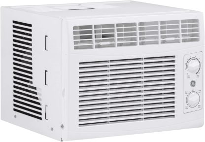 GE Window Air Conditioner Unit, 5,000 BTU for Small Rooms up to 150 sq ft.