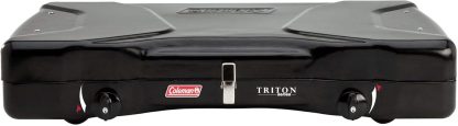 Coleman Triton 2-Burner Propane Stove Portable Camping Cooktop 2 Adjustable Burners Wind Guards