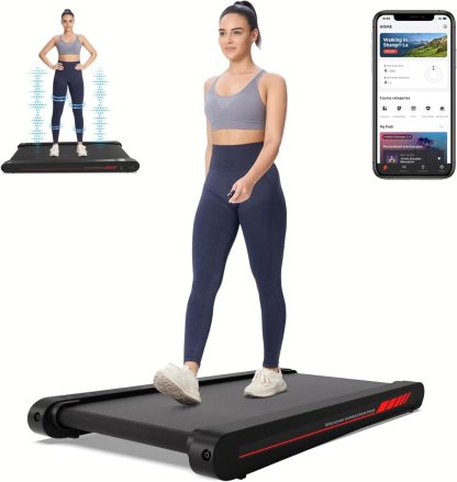Sperax Walking Treadmill Pad with APP 3 in 1 Under Desk Treadmill 400W Low Noise