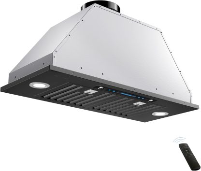 IKTCH 30" Built-in/Plug-in Range Hood 900 CFM, Ducted/Ductless Convertible Ducted, Stainless Steel Kitchen Range Hood