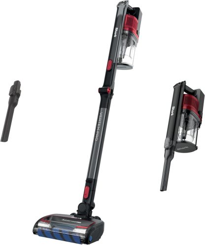 Shark Cordless Vacuum Cleaner, HEPA Filter, Lightweight, Portable, Rechargeable, Pet Hair Pickup, Removable Handheld, Crevice, Upholstery & Dusting Brush Included, 40-min runtime, Red, IZ362H