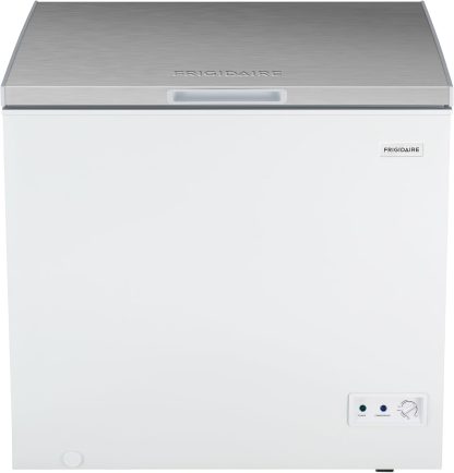 FRIGIDAIRE Chest Deep Freezer, 7 Cu. Ft, Black Adjustable Thermostat