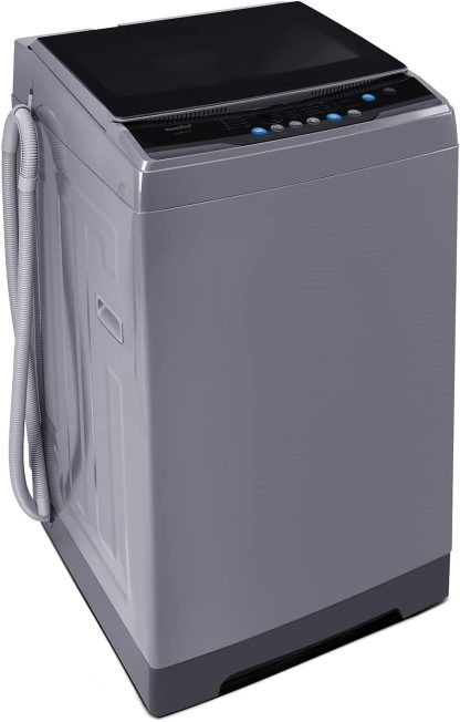 Comfee Portable Washing Machine 0.9 Cubic Feet Compact Washing Machine with LED Display 2 Built-in Drums Space Saving Fully Automatic Washing Machine