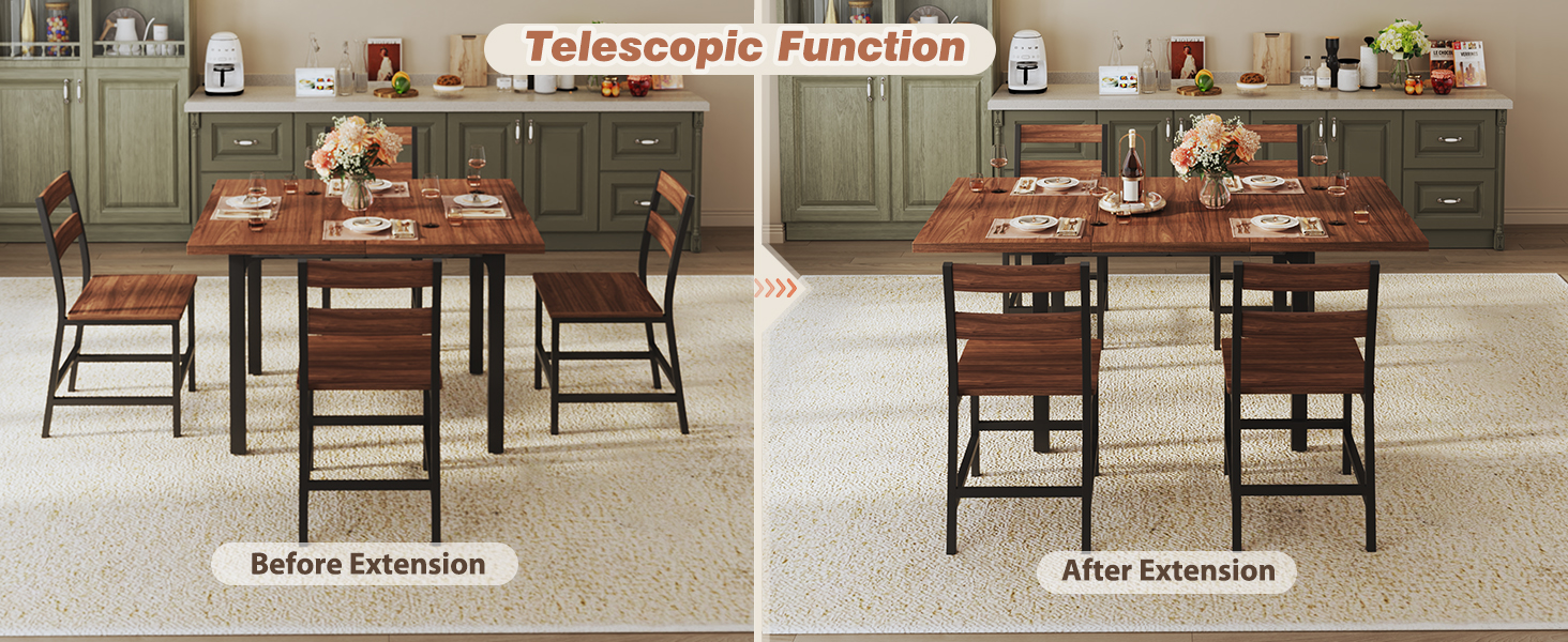Dining Table Set for 4