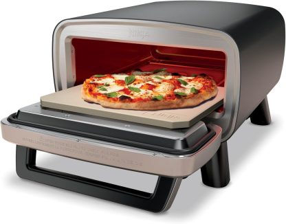 Ninja Artisan Outdoor Pizza Oven, 12-inch, 3-minute Pizza, Neapolitan, Thin Crust