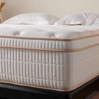 14 Inch Queen Hybrid Mattress, Cooling Gel Memory Foam & Zoned Pocket Coils, Pressure Relief, Motion Isolation, Breathable Bed in a Box, CertiPUR-US Certified
