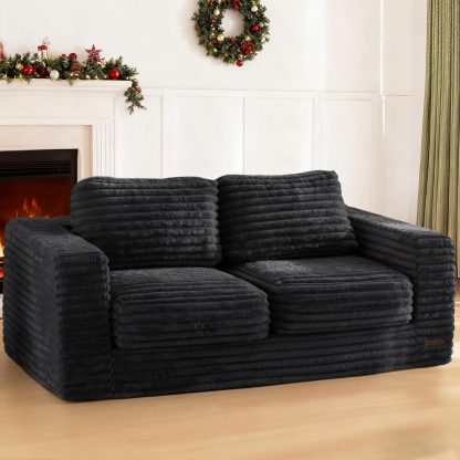 MAXYOYO Lazy Sofa Chair, Soft Cushioned Double Seat Floor Sofa