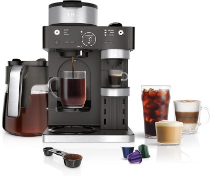 Ninja Espresso & Coffee Maker & Barista System, 3 Espresso Brew Styles