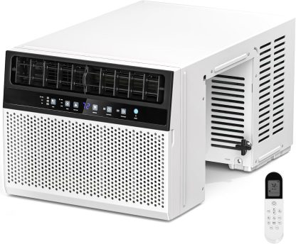 Antarctic Star 12,000 BTU U-Shaped Window Air Conditioner Unit Cools up to 550 Sq.Ft. with 6 Modes 24H Timer, Ultra Quiet Window AC Units