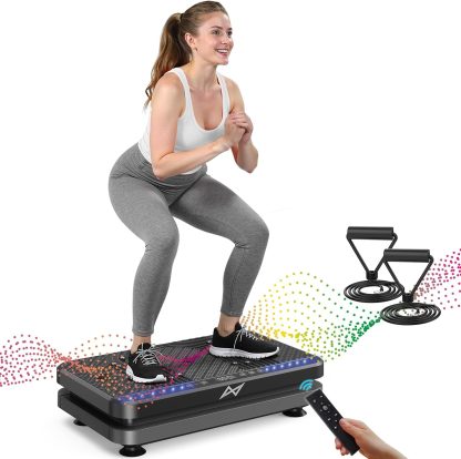 AXV Vibration Plate Fitness Platform Trainer Suitable for men and women to lose weight and burn fat at the gym