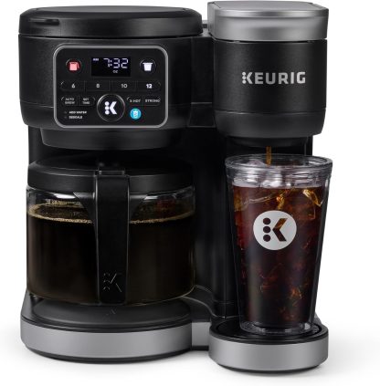 Keurig K-Duo Hot & Iced Single Serve & Carafe Coffee Maker MultiStream Technology 72oz Reservoir