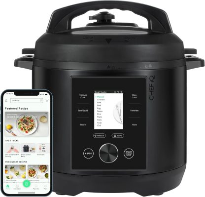 CHEF iQ Smart Pressure Cooker with WiFi and Built-in Scale - Easy-to-Use 10-in-1 Multicooker